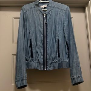 Chambray Bomber Jacket